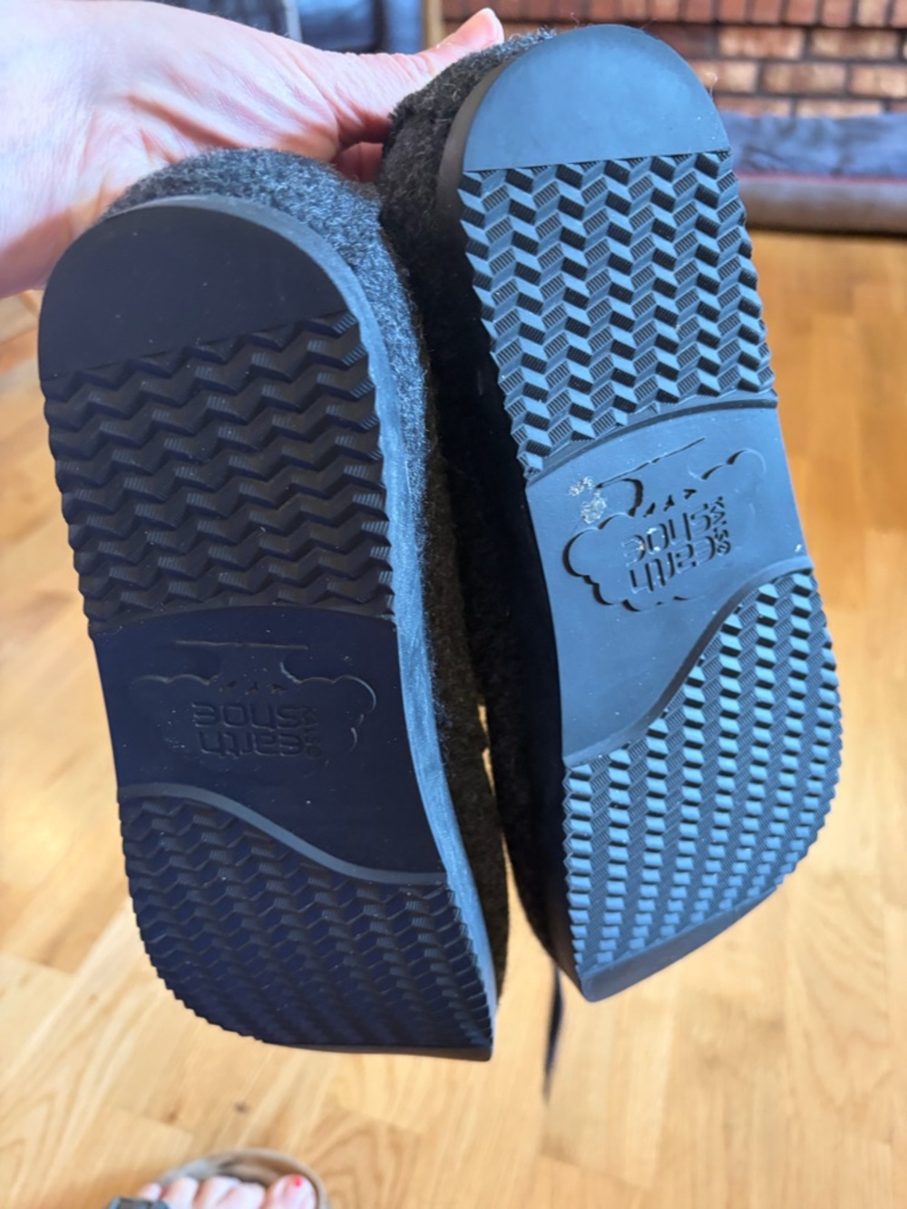 Earth KALSO Gray Wool Lace-Up Flats - Picture 3 of 4